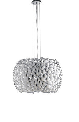 Luminosa Lighting Luminosa Dioniso 5 Light Pendant Ceiling Light Chrome 65X40.5Cm