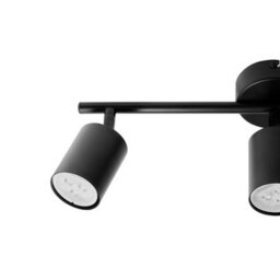 Beliani 3-Light Black Metal Ceiling Spotlight With Adjustable Shades - thumbnail 9