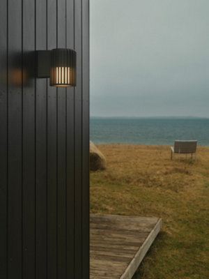 Nordlux Aludra Outdoor Aluminium Wall Light Coastal/marine Safe Black,mains - image 1