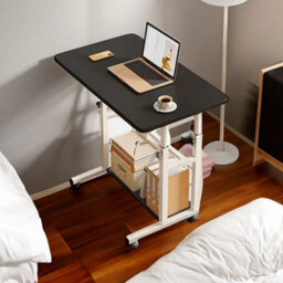 Black Portable Table Notebook Computer Foldable Laptop Storage Desk - thumbnail 1