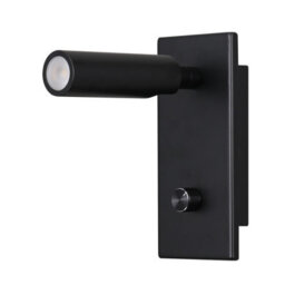 Ultra Beam Lighting Ultrabeam Bedroom Reading Light Recessed Wall Or Headboard Mounted Dimmable Led Black Finish - thumbnail 4