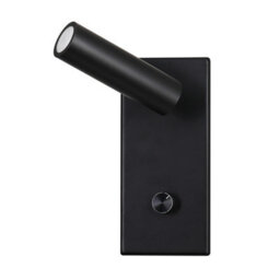 Ultra Beam Lighting Ultrabeam Bedroom Reading Light Recessed Wall Or Headboard Mounted Dimmable Led Black Finish - thumbnail 5