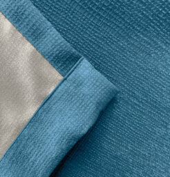 Enhanced Living Matrix Teal 90 X 54 Inch (229X137Cm) Tape Top Thermal Noise Reducing Dim Out Curtains (Pair) - thumbnail 5