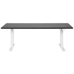 Beliani Electric Adjustable Standing Desk Destines Black/ White 180 Cm 80 Cm - thumbnail 4