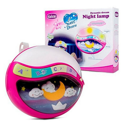 Baby Cot Clip In Lamp With Musical Soother - Pink - image 1