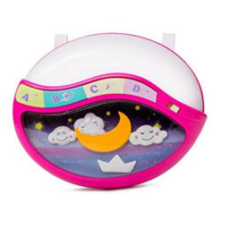 Baby Cot Clip In Lamp With Musical Soother - Pink - thumbnail 3