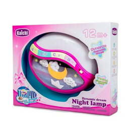 Baby Cot Clip In Lamp With Musical Soother - Pink - thumbnail 2