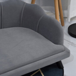 Pawhut Dog Sofa, Pet Couch Bed For Medium, Large Dogs W/ Legs, Cushion - Grey - thumbnail 9