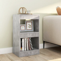 Berkfield Book Cabinet/room Divider Concrete Grey 40X30X72 Cm