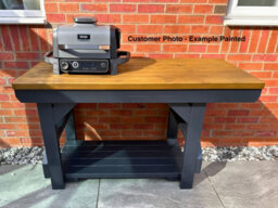MG Timber Products Heavy Duty Bbq / Pizza Oven Garden Table. Outdoor Kitchen Table. Single Shelf, 7Ft - thumbnail 6