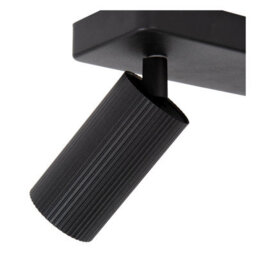 Lucide Clubs Modern Twin Ceiling Spotlight - 2Xgu10 - Black - thumbnail 6