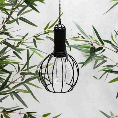 Annibells Black Wire Hanging Garden Solar Lights (9980) - image 1