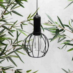 Annibells Black Wire Hanging Garden Solar Lights (9980) - thumbnail 1
