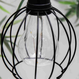 Annibells Black Wire Hanging Garden Solar Lights (9980) - thumbnail 2