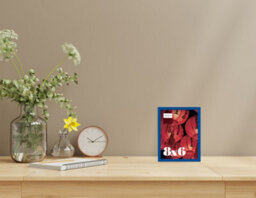 8X6 Blue Picture Frame (15.2 X 20.3Cm) Poster, Photo, Artwork, Gallery Wall Or Print - thumbnail 2