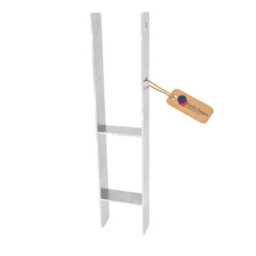 Gezu Impex Heavy Duty Fence Pergola Post Hot Dip Galvanised Concrete Support  - 116 X 116 X 600 mm (Pack Of 12) - thumbnail 1