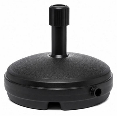 7L Round Parasol Base Water Sand Fillable Garden Patio Umbrella Stand 32mm Pole
