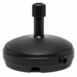 7L Round Parasol Base Water Sand Fillable Garden Patio Umbrella Stand 32mm Pole