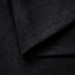 Bedlooms Black Crushed Velvet Curtains Blackout Thermal Insulated Eyelet Curtain (Pair) 66 X 54 Inches With Tie Back Two - thumbnail 7