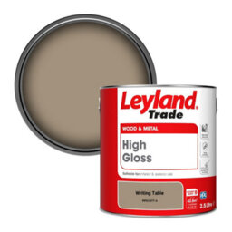 Leyland Trade Wood & Metal High Gloss Paint Writing Table (Ppg1077-4) 2.5L - thumbnail 1