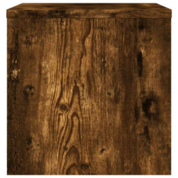 Berkfield Bedside Cabinets 2 Pcs Smoked Oak 40X30X30 Cm Engineered Wood - thumbnail 6