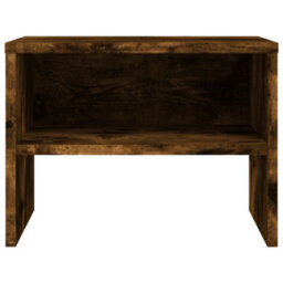 Berkfield Bedside Cabinets 2 Pcs Smoked Oak 40X30X30 Cm Engineered Wood - thumbnail 5