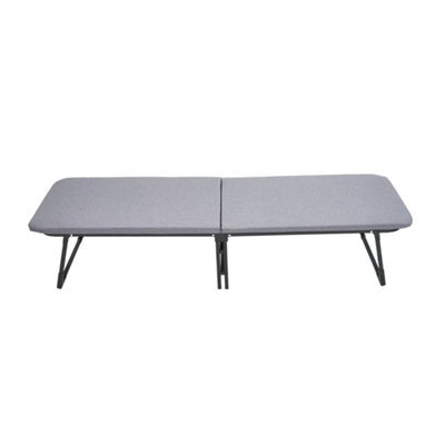 Single Foldable Folding Bed & Mattress Guest Bed Portable Sleeper Bed On Wheels - image 1