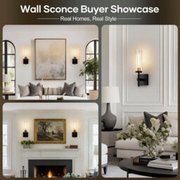 Amorly Wall Sconce Set Of 2,wireless Wall Sconces With Remote Control, Rechargeable Dimmable Wall Lights For Bedroom Living Room Entryway - thumbnail 4