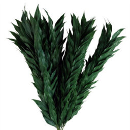 Pack Of 6 X 100Cm Artificial Plastic Decorative Leaf Spray