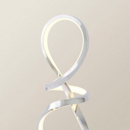 Valuelights Infinity Chrome Swirl Integrated Led Table Lamp - thumbnail 3