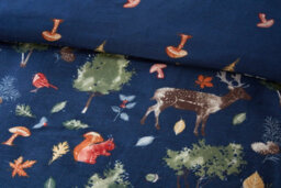Rapport Autumn Forest Animal Print Design Reversable Duvet Cover Set - thumbnail 2