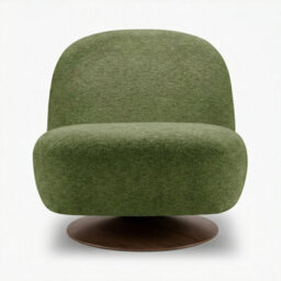 Furniturebox Uk Tilda Green Fabric Accent Chair - thumbnail 3