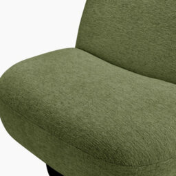 Furniturebox Uk Tilda Green Fabric Accent Chair - thumbnail 6
