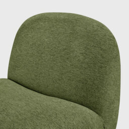 Furniturebox Uk Tilda Green Fabric Accent Chair - thumbnail 5