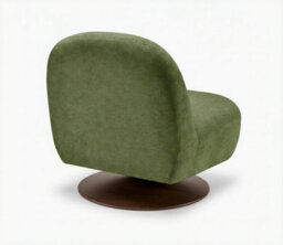 Furniturebox Uk Tilda Green Fabric Accent Chair - thumbnail 4