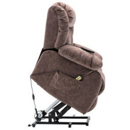 Btm Power Massage Lift Recliner Heat Vibration Elderly Heavy Duty Recliner Antiskid Fabric Overstuffed - thumbnail 7