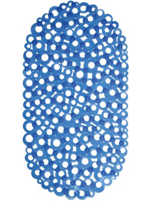 Showerdrape Otto Blue Anti Slip Pvc Bath Mat 69Cm X 36Cm - image 1