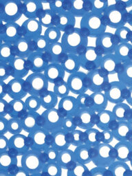 Showerdrape Otto Blue Anti Slip Pvc Bath Mat 69Cm X 36Cm - thumbnail 3
