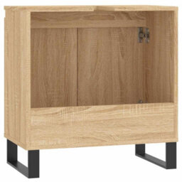 Walplus Bathroom Cabinet Sonoma Oak 58X33X60 Cm Engineered Wood - thumbnail 7