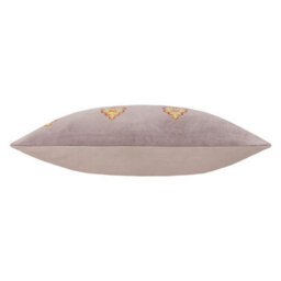 Paoletti Rennes Embroidered Cotton Velvet Feather Filled Cushion - thumbnail 3