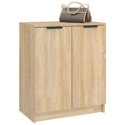 Vidaxl Shoe Cabinet Sonoma Oak 59X35X70 Cm Engineered Wood - thumbnail 7