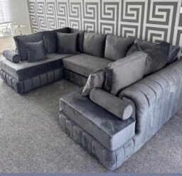 Stratus Interiors Oyster Green Fabric Sofa - Stylish, Comfortable & Modern Seating With Plush Cushions And Elegant Design For Living Rooms - thumbnail 2