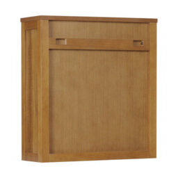 Teamson Home Hatteras Bathroom Wall Cabinet Rattan Doors, Natural - thumbnail 5