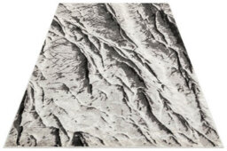 Silver Grey Abstract Modern Funky  Rug Easy To Clean Living Room Bedroom And Dining Room -80 X 240Cmcm (Runner) - thumbnail 5