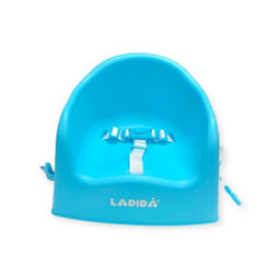 Ladida Portable Booster Seat, Travel High Chair, Suitable For Feeding And Dining (Blue) 417