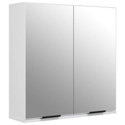Vidaxl Bathroom Mirror Cabinet White 64X20X67 Cm - thumbnail 2