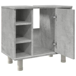 Vidaxl Bathroom Cabinet Concrete Grey 60X32X53.5 Cm Engineered Wood - thumbnail 8