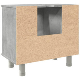 Vidaxl Bathroom Cabinet Concrete Grey 60X32X53.5 Cm Engineered Wood - thumbnail 7