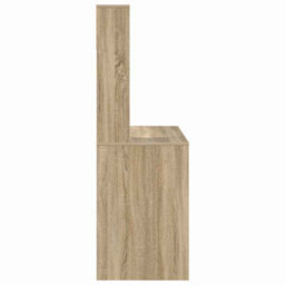 Walplus Desk With Shelf Sonoma Oak 91 X 50 X 149 Cm Engineered Wood - thumbnail 6