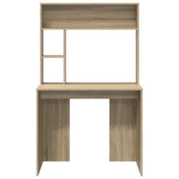 Walplus Desk With Shelf Sonoma Oak 91 X 50 X 149 Cm Engineered Wood - thumbnail 5